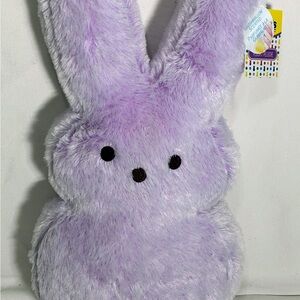 Peeps plush marshmallow scented purple bunny NWT EASTER w/ free bunny clips nwt